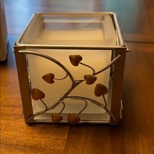 Decorative candle holder and candle